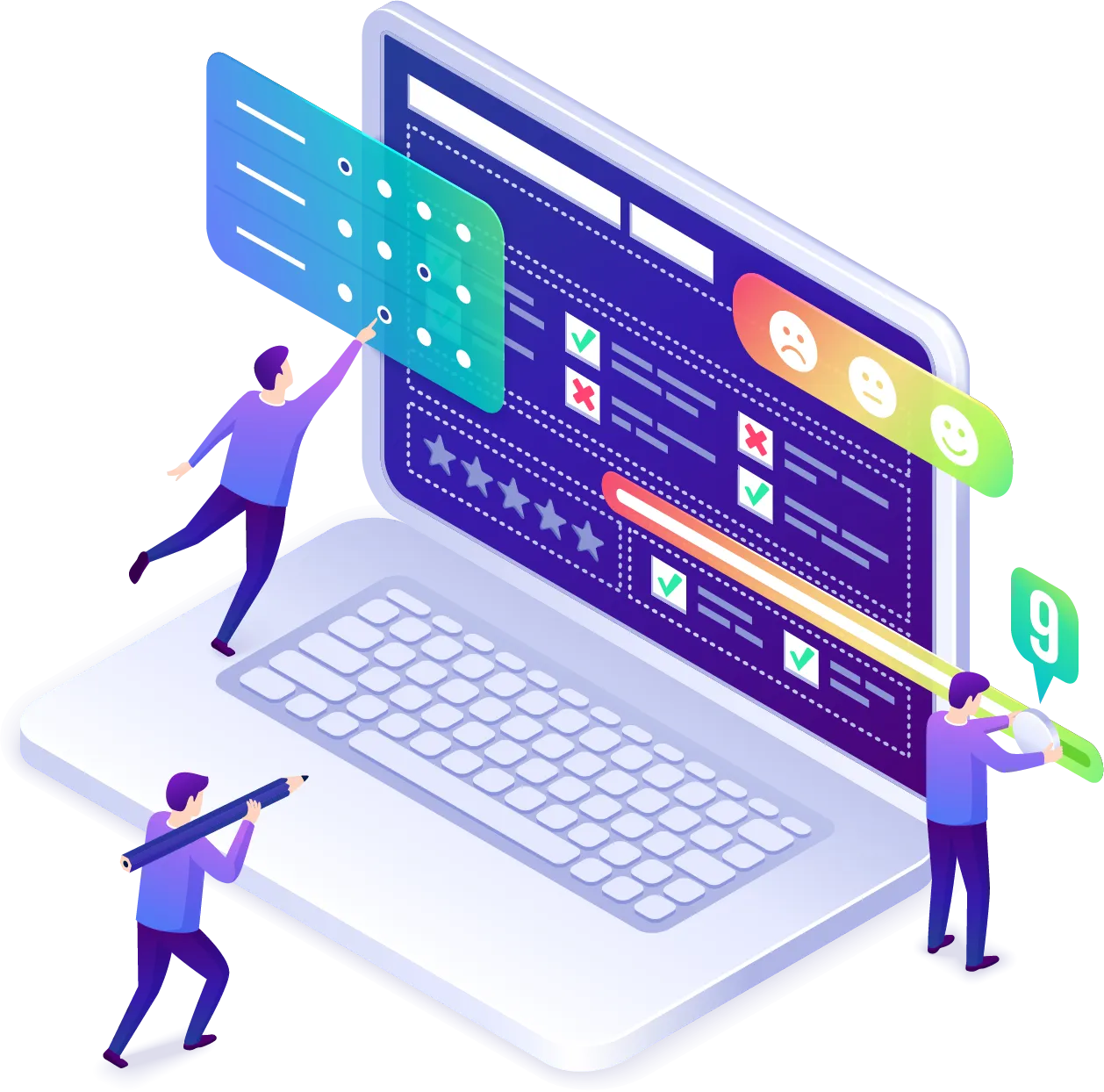 Social media manager optimizing ad targeting audience settings